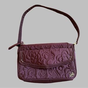 VERA BRADLEY Camellia Quilted Saddle Bag